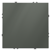 Проходной переключатель встраиваемый VOLTUM S70 одноклавишный 10А, (титан)