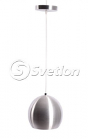 Светильник подвесной HB2002 1*E27 d=200mm h=180m. Цвет: brushed aluminum