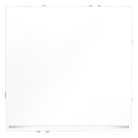 Проходной переключатель встраиваемый VOLTUM S70 одноклавишный с подсветкой 10А, (белый матовый)