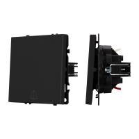 Механизм звонкового выключателя SWT-NOBE-MKR1-SFPL-L-BK (230V, 10A) (Arlight, Черный оникс)