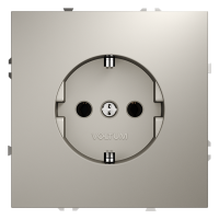 Розетка встраиваемая VOLTUM S70 с заземлением 16А, (кашемир)