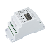 INTELLIGENT ARLIGHT Диммер SMART-DALI-104-62-ADDR-RGBW-DT6/DT8-PD-DIN White (12-48V, 4x5А) (IARL, IP20 Пластик, 5 лет)