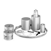 Набор для вертикального подвесного монтажа гибкого неона Nemo D25 серебро