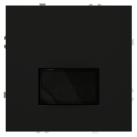 Датчик движения встраиваемый VOLTUM S70, (черный матовый)