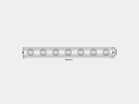 SWG-542-24-RGB15-67, лента фокусирующая 15°, IP67, 24В, SMD5050, 42led/m, 6,2W/m, RGB