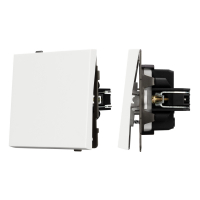 Механизм звонкового выключателя SWT-TENDO-MKR1-SFPL-WH (230V, 10A) (Arlight, Матовый белый)