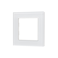 Рамка стеклянная FRM-GLARE-GS-1-WH (Arlight, -)