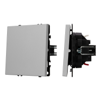 Механизм выключателя одноклавишный проходной SWT-NOBE-MKP1-SFPL-IS (230V, 10A) (Arlight, Никель)