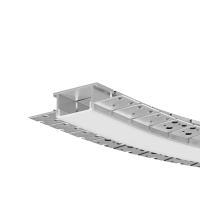 Алюминиевый профиль встраиваемый с боковым изгибом ALM-6214SB-S-2M для светодиодной ленты Led Strip 636003