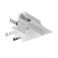 Коннектор угловой Gravity встраиваемый белый для встраиваемой трековой системы Technical TRX010CL-22W