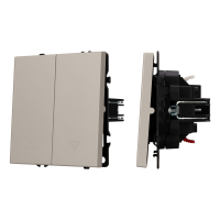 Механизм выключателя управления шторами SWT-NOBE-MKR2-SFPL-CA (230V, 10A) (Arlight, Кашемир)