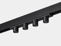 SY-LINK-CE-BL-12-WW, светильник линейный ячеечный, черный, 12Вт, 3000К