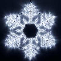 Фигура светодиодная ARD-SNOWFLAKE-M10-1000x900-504LED White (230V, 31W) (Ardecoled, IP65)