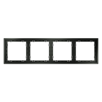 Рамка пластиковая VOLTUM S70 на 4 поста, (титан)