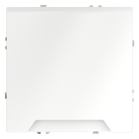 Розетка встраиваемая VOLTUM S70 с заземлением, защитными шторками и крышкой 16А, (белый матовый)