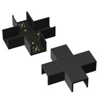 Коннектор питания X-образный Elasity для трековой системы Technical TRA160CX-11B