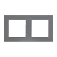 Рамка стеклянная FRM-GLARE-GS-2-GR (Arlight, -)