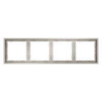 Рамка пластиковая VOLTUM S70 на 4 поста, (кашемир)