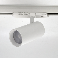 Трековый светильник на трехфазный шинопровод с интегрир. драйвером, TR8440 LED 40W-35W-30W 3CCT, белый