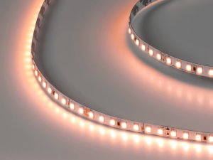 Лента светодиодная SMD 2835, 126 LED/м, 13 Вт/м, 24В, IP20, Теплый белый