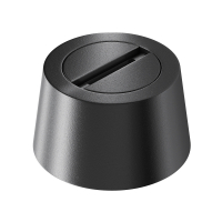 Чаша накладная для двойного вывода ленты черная Maytoni Parity TRA130CRDuo-B