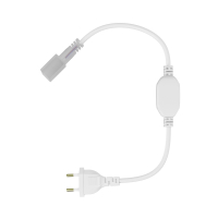 Коннектор питания с сетевой вилкой для гибкого неона AC220V 25x13 мм 201236