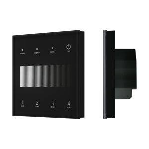 INTELLIGENT ARLIGHT Сенсорная панель SMART-DALI-301-11-4G-3SC-DT6 Черная (230V, встраиваемая, 2.4G) (IARL, IP20 Пластик, 5 лет)