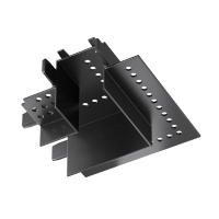 Коннектор угловой Radity встраиваемый черный для встраиваемой трековой системы Technical TRA084CL-12B