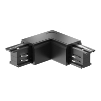 Коннектор угловой внешний Trinity черный для накладной трековой системы Technical TRA005CL-31B-L