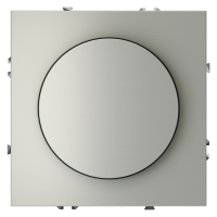 Светорегулятор встраиваемый VOLTUM S70 поворотно-нажимной 600 Вт, (сталь)