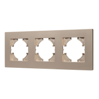 Рамка пластиковая FRM-PERIO-PL-3-GD (Arlight, -)