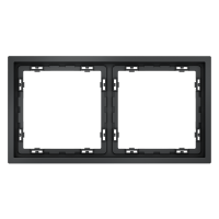 Рамка пластиковая VOLTUM S70 на 2 поста, (графит)