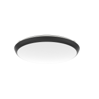 Накладной светодиодный светильник, WC3218 3CCT 18W IP65  черный  D=25см