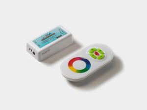Контроллер радио touch DELUCE 18А, 12/24 Вольт, 5кн+сенсорное кольцо, RF-RGB-S5-18A
