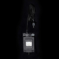 Трансформатор 120W для Силиконовых Нитей 24В, до 3000 LED, Провод Черный Каучук, IP65