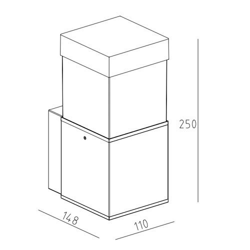 Настенный светильник W61851 Gr