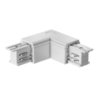 Коннектор угловой внешний Trinity белый для накладной трековой системы Technical TRA005CL-31W-L