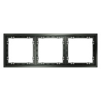 Рамка пластиковая VOLTUM S70 на 3 поста, (титан)