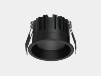 Светильник встраиваемый DILLY 8Вт, 50°, IP44, черный, 3000К, DL-RE1202-BL-WW