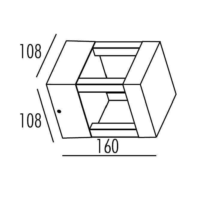Настенный светильник W61848 Gr