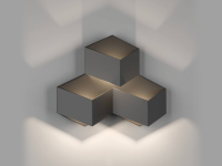 Светильник настенный GW PALMIRA, GW-1101-3-9-BL-WW