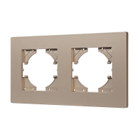 Рамка пластиковая FRM-PERIO-PL-2-GD (Arlight, -)