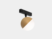 SY-LINK-SFGD-10-WW, накладной светильник-шар металл+стекло, золото, 10Вт, 48В, 3000К