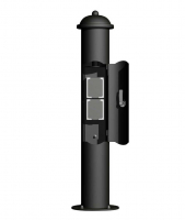 Садовая розетка G3003 высота 720мм диаметр 114мм IP54 . Цвет: черный