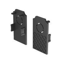 Заглушки к встраиваемому шинопроводу Exility 2 шт. черный для встраиваемой трековой системы Technical TRA034EC-42B