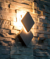 Светильник  садово-парковый LED 12W  G4081  3000К.  Цвет: черный