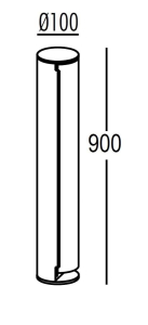 Розетка садовая AL6031-900 Bl