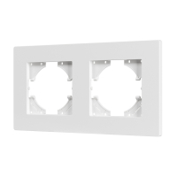 Рамка пластиковая FRM-PERIO-PL-2-WH (Arlight, -)