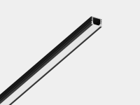 Комплект SF-1612-BL, профиль накладной черный глубокий 2м