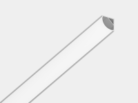 Комплект SF-1616, профиль угловой для однорядной ленты с экраном 2м